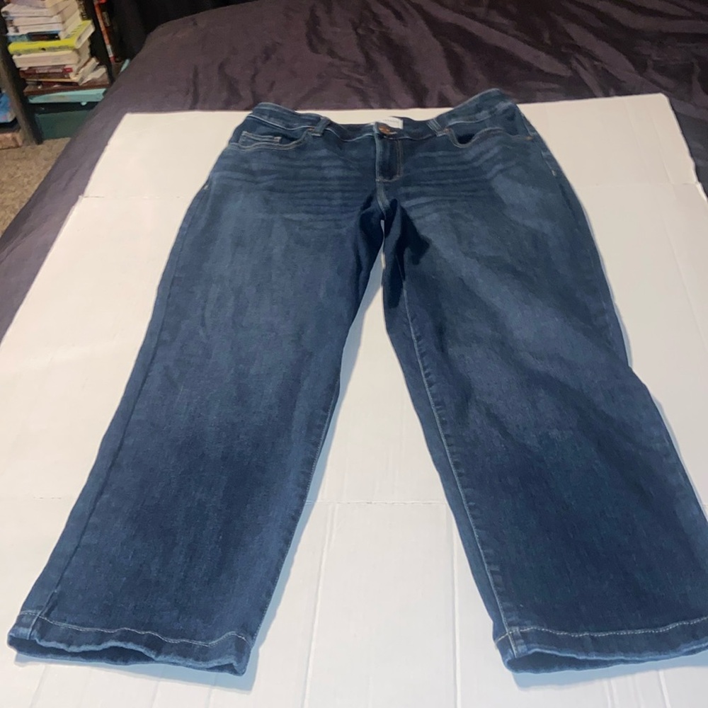Lane Bryant Signature Fit capris jeans size 12